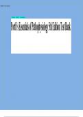 "Porth's Essentials of Pathophysiology 5th Edition Test Bank with Detailed Rationale: Ace Your Exams with Comprehensive Understanding"