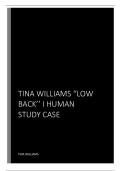 I HUMAN TINA WILLIAMS LOW BACK PAIN ASSESSMENT 