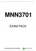 MNN3701 EXAM PACK 2024