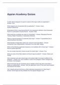 Appian Academy Quizes with complete solutions