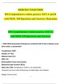 ATI RN Comprehensive Online Practice 2023 A and B with NGN Questions and Answers (Verified by Expert)