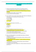 UNIV 104 CHAPTER 8 PRACTICE ANSWERS ACTUAL EXAM LIBERTY UNIVERSITY