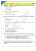 NCLE Practice Test Questions and Answers 2024