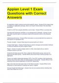 Appian Level 1 Exam Questions with Correct Answers 