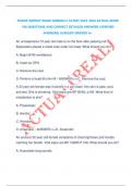 FISDAP AIRWAY EXAM VERSION C LATEST 2023-2024 ACTUAL EXAM 100 QUESTIONS AND CORRECT ANSWERS AGRADE