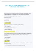 WGU D075 OA TEST 150 QUESTIONS AND ANSWERS 2023 AGRADE A large heating and air conditioning company provides each employee with a small  computing device that the employees use to track work and accept payments. Which term refers specifically to this type