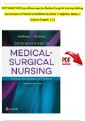 TEST BANK For Davis Advantage for Understanding Medical-Surgical Nursing 7th Edition By Linda S. Williams | Verified Chapter's 1 - 57 | Complete Newest Version