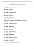 ACRP Certification Exam Abbreviation List