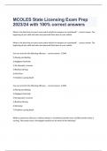  MCOLES State Licensing Exam Prep 2023/24 with 100% correct answers