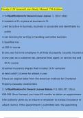 Florida 2-20 General Lines Study Manual 27th Edition Questions and Answers (2023/2024) (Verified Answers)