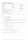 MATH 209 Final Exam Old Version with complete solution;(Actual questions  and answers 100% Correct)