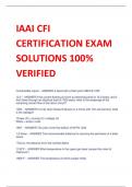 IAAI CFI  CERTIFICATION EXAM  SOLUTIONS 100%  VERIFIED 