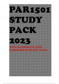 PAR1501 EXAM PACK.