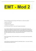 EMT - Mod 2