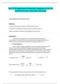 ELEC 273 Experiment #4 Dynamic Response of RC, RL and RLC Circuits Concordia University