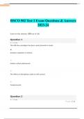 HSCO 502 Test 1 Exam Questions & Answers 2023-2024