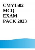 Summary CRW1501 MCQ EXAM PACK 2023