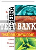 Test Bank For Elementary and Intermediate Algebra: Graphs and Models 5th Edition All Chapters - 9780134309033