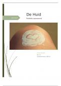 Huidtherapie portfolio de huid - blok A, beoordeeld met een 8,5