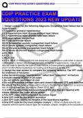 CDIP PRACTICE EXAM 1QUESTIONS 2023 NEW UPDATE