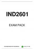 IND2601 EXAM PACK 2023