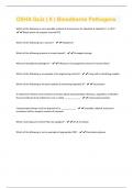 OSHA Quiz ( 9 ) Bloodborne Pathogens Questions With Complete Solutions Graded A+