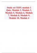 Study set TEFL module 1 Quiz, Module 2, Module 3, Module 5, Module 6, Module 7, Module 8, Module 9, Module 10, Module 4