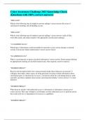 Cyber Awareness 2024 Knowledge Check (Needed to Pass)  Revised and A+ Graded