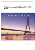 College Accounting 16th Edition 