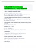 ONS ONCC Chemotherapy Immunotherapy Certificate Exam