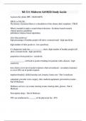 NR 511 Midterm SANNER Study Guide