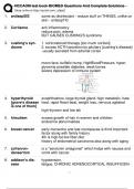 NCCAOM Exam Questions And Verified Answers |Package Deal 