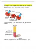 Bios 255 Final Exam – Q’s With Correct Solutions