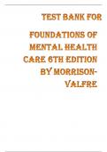  Foundations of Mental Health Care, 6th edition