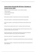 Arizona State University BIO 202 Exam 2 Questions & Answers Correct 100%