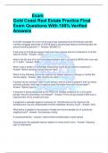 Exam Gold Coast Real Estate Practice Final Exam Questions With 100% Verified Answers A 40,000 mortgage for a term of 20 years was originated at an 8%interest rate,with monthly mortgage payments of 334.58 what is the principal balance remaining after the s