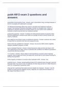 pubh 6012 exam 2 questions and answers