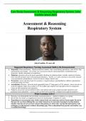 Case Study Assessment & Reasoning Respiratory System, John Franklin-latest-2023