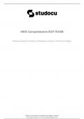 HESI EXIT COMPREHENSIVE  EXAM LATEST 2023