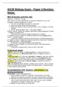 IGCSE Biology Exam - Paper 6 Revision 