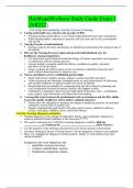 HealthandWellness Study Guide Exam 1 {NR222} 