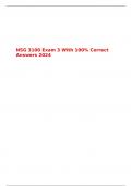 NSG 3100 Exam 3 With 100% Correct Answers 2024