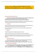 2023/2024 NR599 MIDTERM STUDY GUIDE INFORMATICS 100% VERIFIED