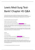 Lewis Med-Surg Test-Bank! Chapter 45 Q&A