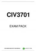 CIV3701 EXAM PACK 2024