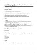 Test Bank For Burns and Grove's The Practice of Nursing Research Appraisal, Synthesis, and Generation of Evidence 8th Edition By Jennifer R. Gray; Susan K. Grove ISBN 9780323377584 Chapter 1-29 | Complete Guide A+ guide.