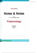 PULMONOLOGY MRCP PART 1 AND 2 NOTES