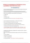 ATI ALL [ATI FUNDAMENTALS CMS Midterm Terms   set] PERFECT SOLUTION 2023/2024