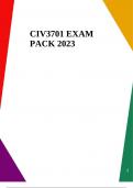 CIV3701 EXAM PACK 2023