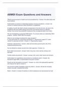 ABMDI Exam Questions and Answers 2023-2024